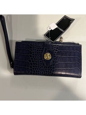 Union CODE purple LEATHER WALLET RFID PROTECTED NWT